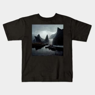 Death Stranding Buildings on a Planet Kids T-Shirt